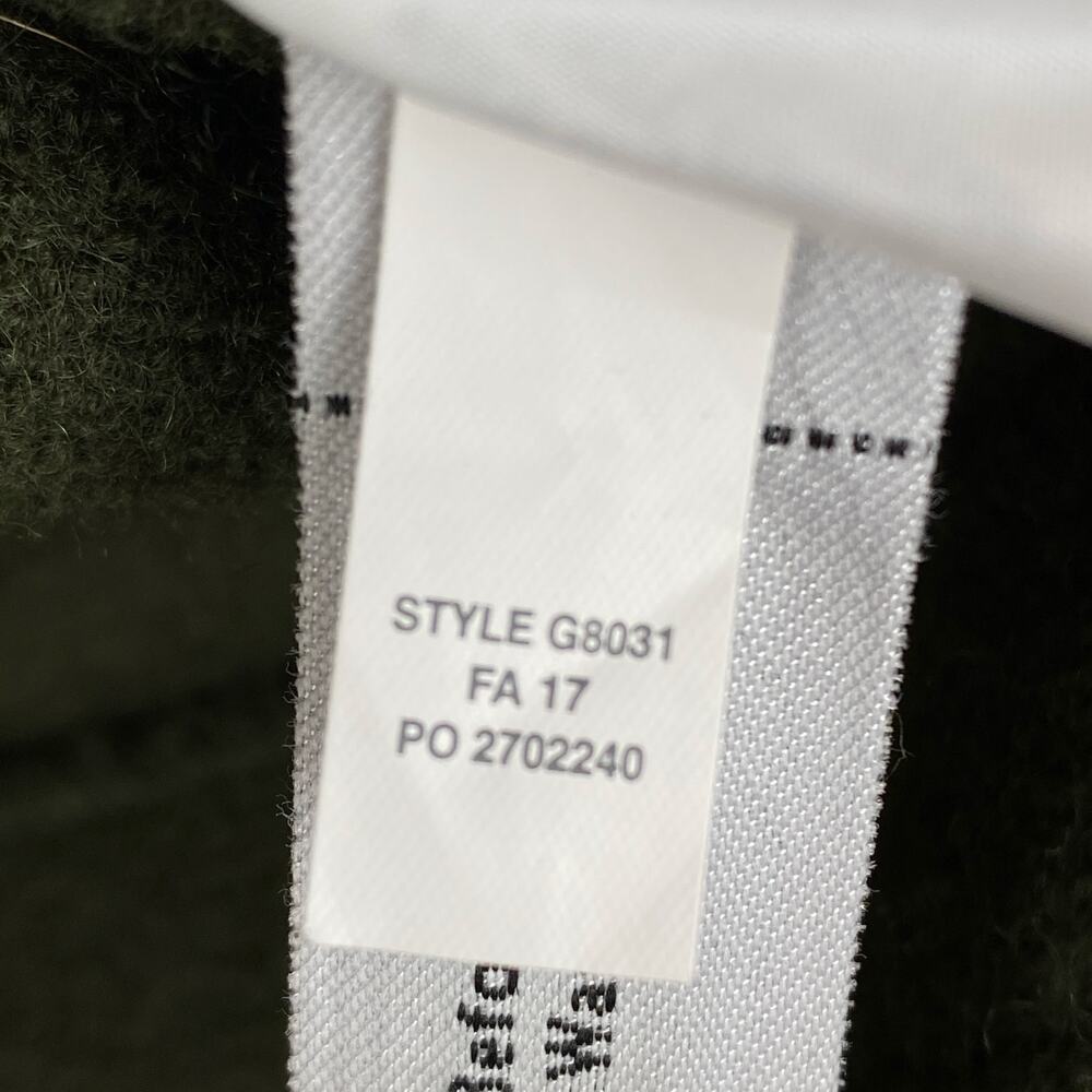 J.Crew Boiled Wool Wrap Coat Forest Green XS Belted - Picture 14 of 15